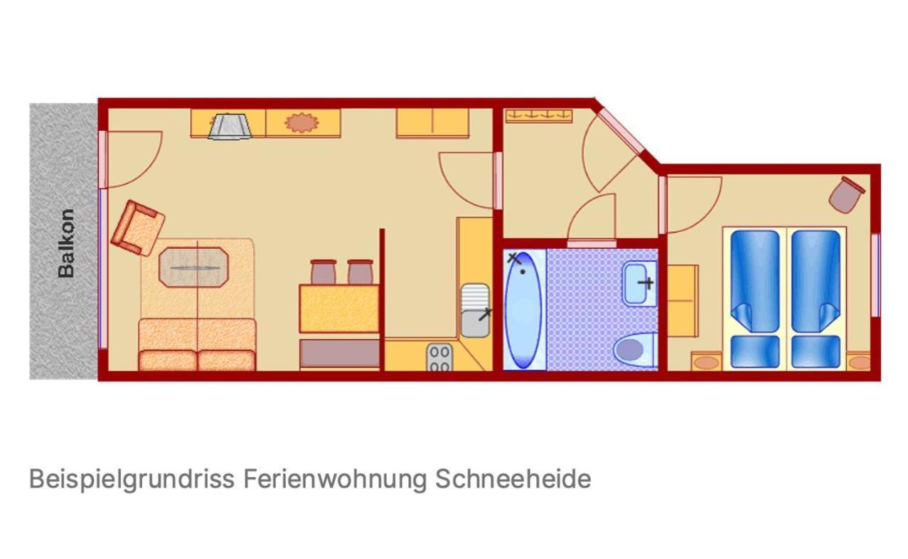 Ferienwohnung Schneeheide Im Feriendorf Sonnenhang Миссен-Вильхамс Экстерьер фото
